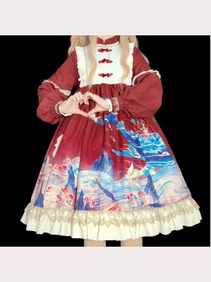 The Classic of Mountains and Seas Qi Lolita Style Dress OP (WS15)
